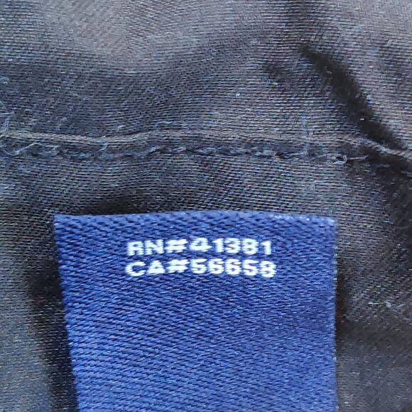 Chaps Ralph Lauren Mens XXL Harrington Jacket Black Bomber Blue Check Lining - Picture 11 of 15